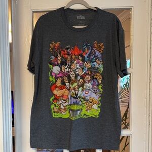 Disney Villains Graphic Tee - Gray